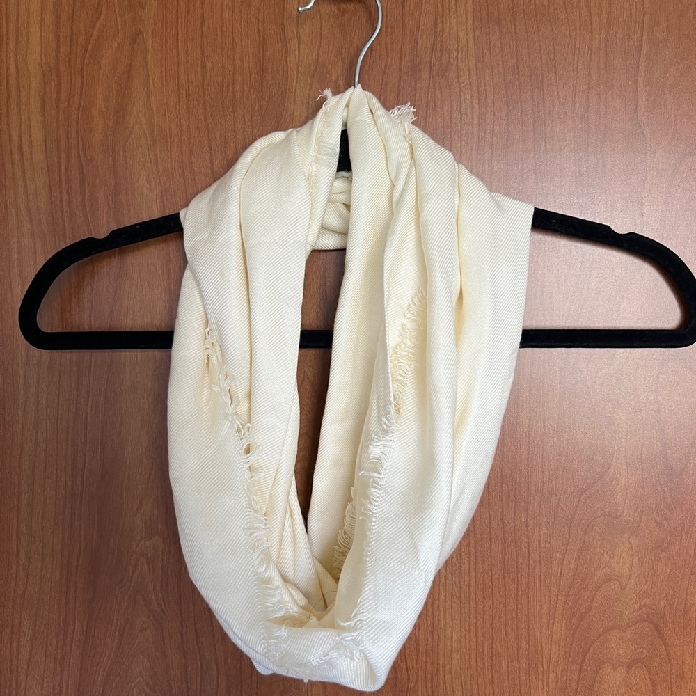 Elegant Cream Infinity Scarf